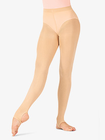 Capezio - Adult Ultra Soft Self Knit Waistband Stirrup Tights